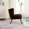 Franc armchair, Brown, 18 1/8"