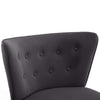 Franc armchair, Dark gray, 18 1/8"