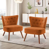 Franc armchair, Orange, 18 1/8"