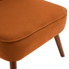 Franc armchair, Orange, 18 1/8"