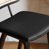 Freisa bar stool, Black Hron Leather