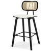 Freisa bar stool with backrest, White, 26"