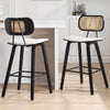 Freisa bar stool with backrest, White, 26"