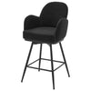 Gamay bar stool, Black Sacy Fabric