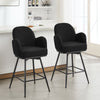 Gamay bar stool, Black Sacy Fabric