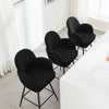 Gamay bar stool, Black Sacy Fabric