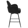 Gamay bar stool, Black Sacy Fabric