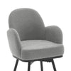 Gamay bar stool, Gray Sacy Fabric