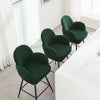 Gamay bar stool, Green Sacy Fabric