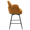 Gamay bar stool, Yellow Sacy Fabric