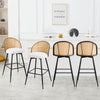 Giallo bar stool, White Sacy Fabric/Bar Height