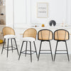 Giallo bar stool, White Sacy Fabric/Counter Height