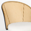 Giallo Dining Chair in Cream Ribol Leather