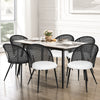 Giallo II Dining Chair in Cream Ribol Leather