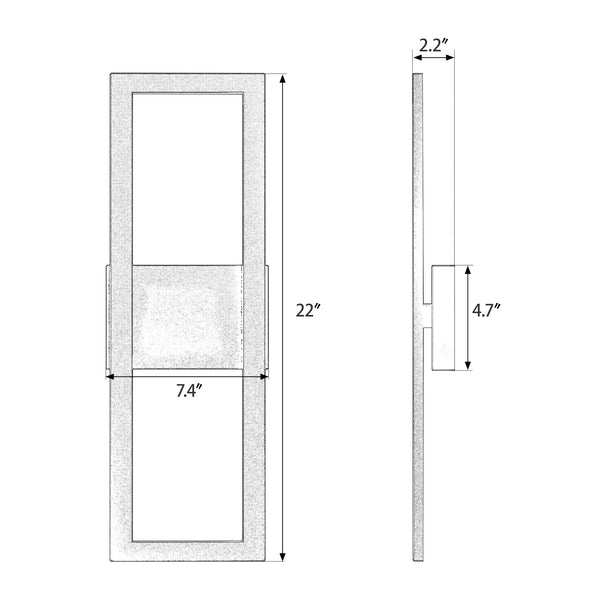 Irsay outdoor wall light large dimensions