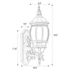 Isabella outdoor wall light small dimensions