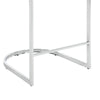 Italico bar stool with backrest, White, 26"