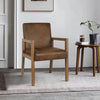 Jura armchair, Brown, 18 1/2"