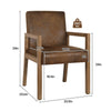 Jura armchair, Brown, 18 1/2"