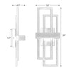 Kabar outdoor wall light dimensions
