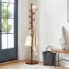 Kellas Coat Rack in Brown Rubberwood