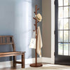 Kellas Coat Rack in Brown Rubberwood