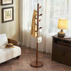 Kellas Coat Rack in Brown Rubberwood