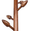 Kellas Coat Rack in Brown Rubberwood
