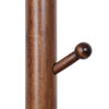 Kharta Coat Rack in Brown Rubberwood