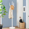 Kharta Coat Rack in White Rubberwood