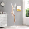 Kharta Coat Rack in White Rubberwood
