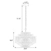 Kover chandelier light large dimensions