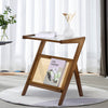 Labuche end table, Dark brown, 22"