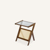 Labuche end table, Dark brown, 22"