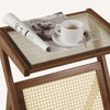 Labuche end table, Dark brown, 22"