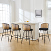 Lagrein bar stool, Black Sacy Fabric/Bar Height