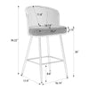 Lagrein bar stool counter height dimensions