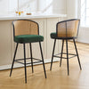 Lagrein bar stool, Green Sacy Fabric/Bar Height