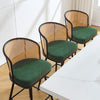 Lagrein bar stool, Green Sacy Fabric/Counter Height