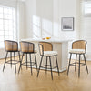 Lagrein bar stool, White Sacy Fabric/Bar Height