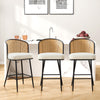 Lagrein bar stool, White Sacy Fabric/Counter Height