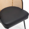 Lagrein Dining Chair in Black Jaen Leather