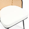 Lagrein Dining Chair in White Hans Leather
