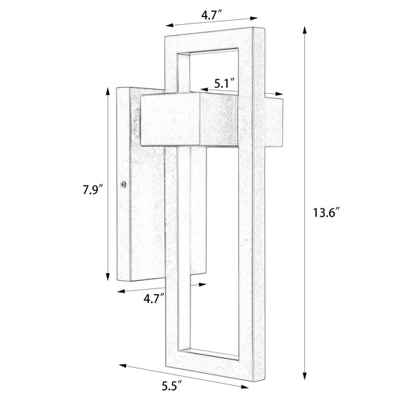 Landal outdoor wall light small dimensions