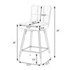 Light Lager counter stool dimensions