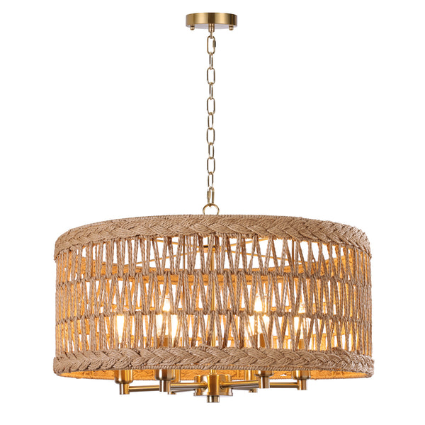 Lipovina chandelier light, Brass