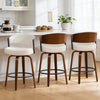 Malvina Counter Stool in Beige Grzi Fabric