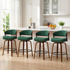 Malvina Counter Stool in Green Grzi Fabric