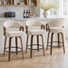 Malvina II Counter Stool in Beige Grzi Fabric