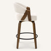 Malvina II Counter Stool in Beige Grzi Fabric